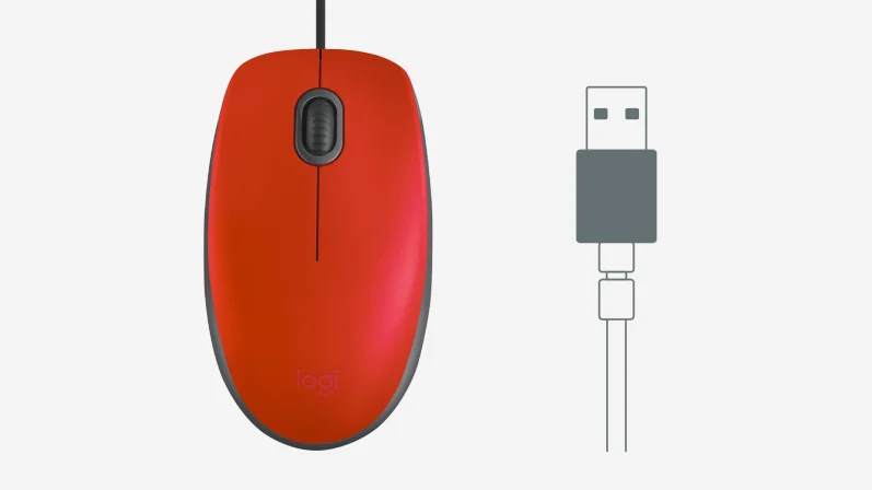 Mouse LOGITECH M110 Alambrico Negro