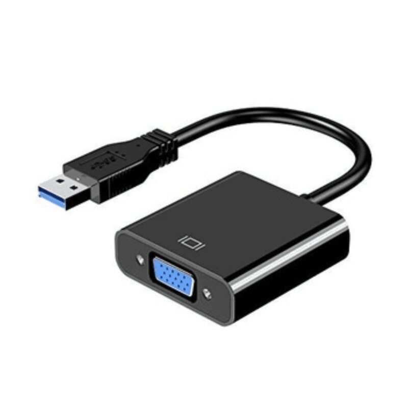 Convertidor USB 3.0 a VGA  + Audio 3.5MM 