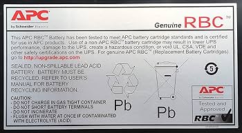 Bateria APC Cartridge # 124 para UPS APC BR1500G
