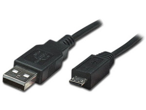 Cable MANHATTAN USB 2.0 a Micro 1M. Negro