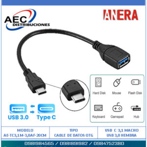 Cable OTG USB 3.1
