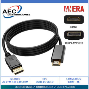 Cable Puerto Display a HDMI