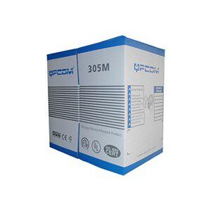 Cable QPCOM QP-65504A UTP sólido CAT5 interior