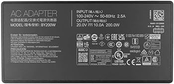 Cargador Original ASUS 100-240V 50-60HZ 2.5A OUTPUT 20V 10A 200.0W