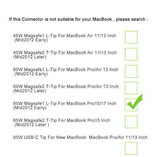 Cargador para Laptop MAC AE85 18.5V 4.6A 85w Generico