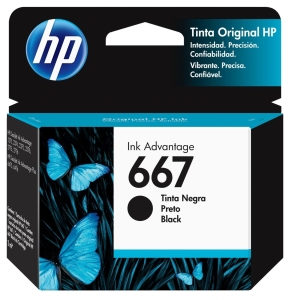 Cartucho HP 667 3YM79AL Black 1275/2374/2375/2376/2775/2776