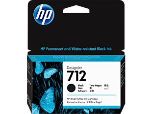 Cartucho HP 712 38 ml Black