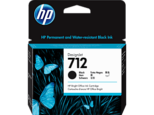 Cartucho HP 712 80 ml Black
