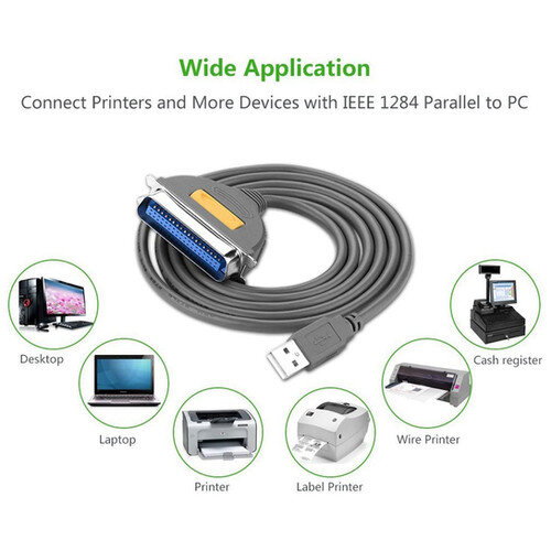 Cable Deltatech USB para Impresora 1.8 Metros