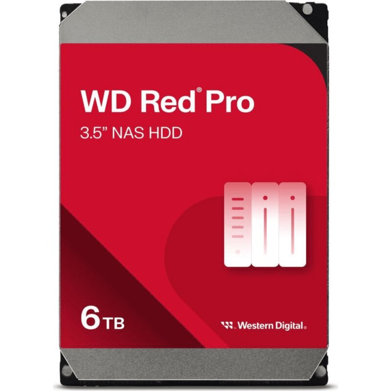Disco Duro WESTER DIGITAL Interno-Rojo Pro-6TB-7200RPM-3.5Inc.-24-7-NAS