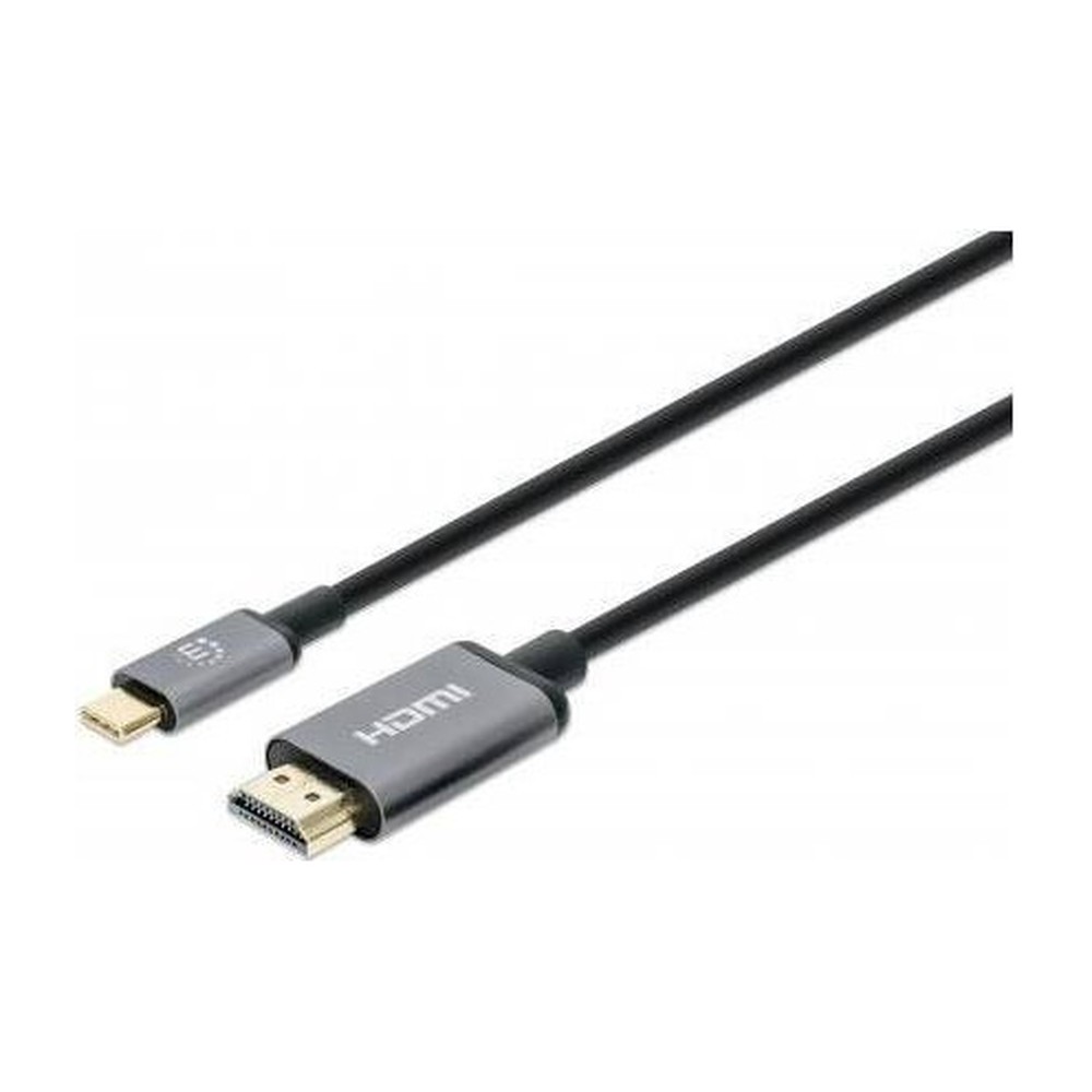 Cable MANHATTAN Display Port A HDMI 60HZ 1 metro Negro