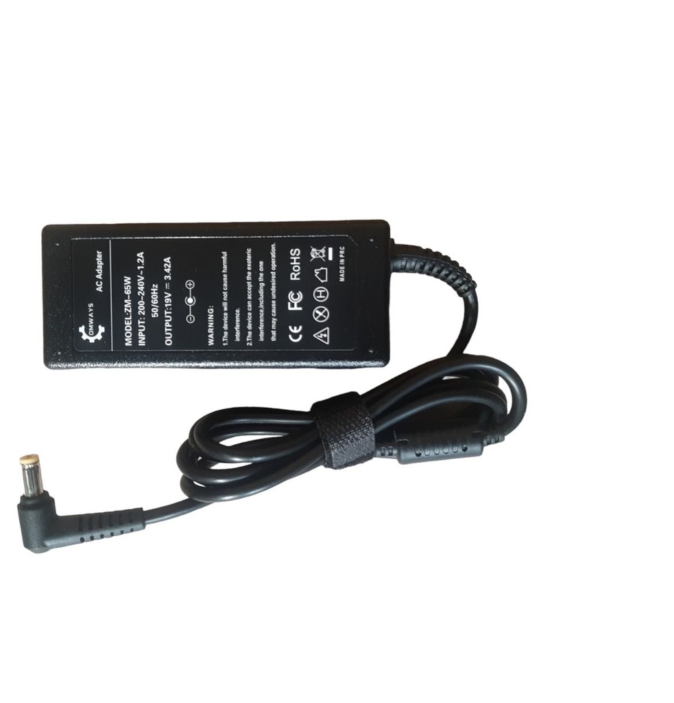V Cargador para portatil ACER/Gateway 19V3.42A 65W