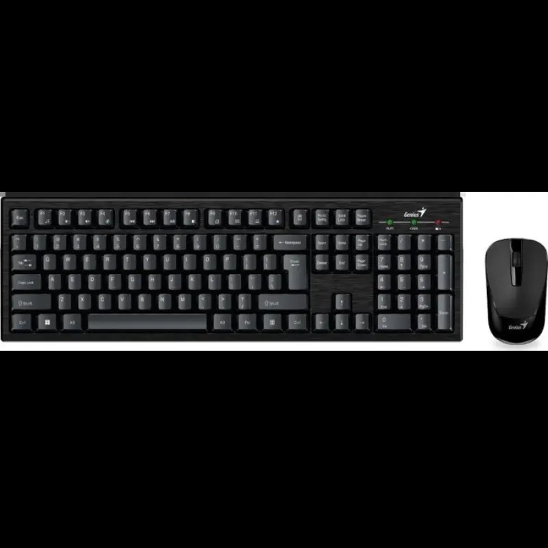 Teclado y Mouse GENIUS KM-8101- Wireless USB Negro