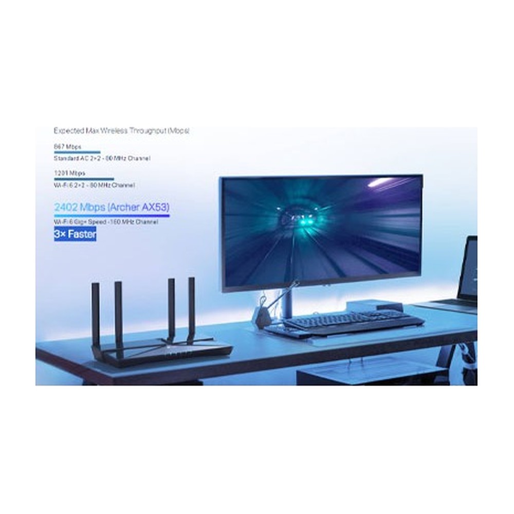 Router TPLINK Archer AX53 Dual Band Gigabit wifi 6 AX3000
