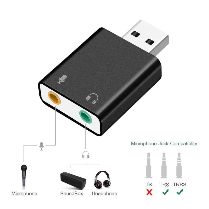 Tarjeta de Sonido externa 7.1