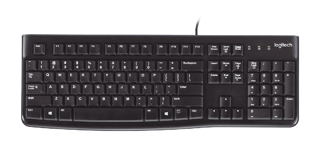 Teclado Alambrico LOGITECH  K120 USB Black