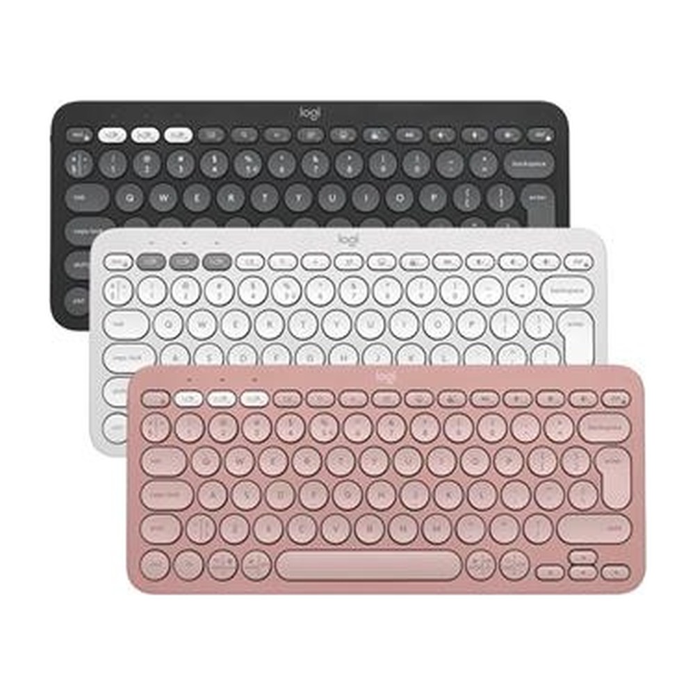 Teclado LOGITECH PEBBLE KEYS 2 K380S Bluetooth SP Blanco