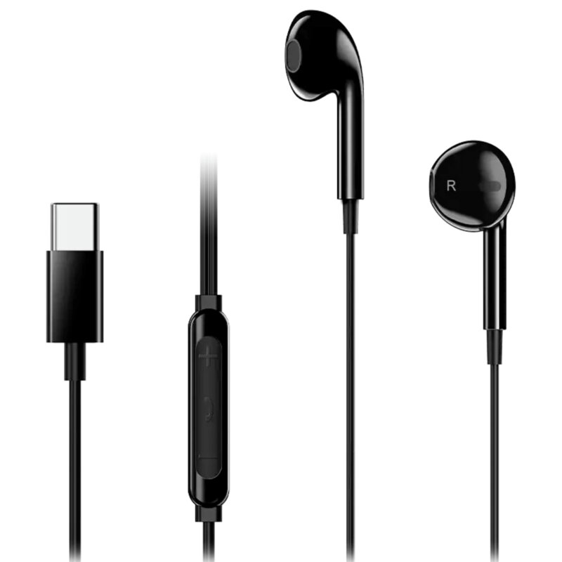 Audifono con Microfono GENIUS HS-M365 IN-EAR USB-C Negro