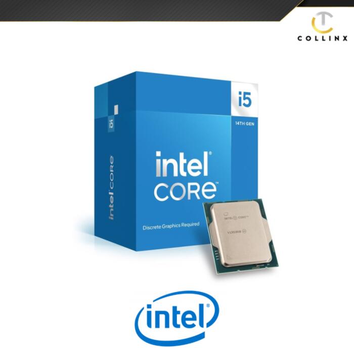 Procesador INTEL Core I5-14400 14ava Gen.  2.50-4 70GHZ 10 Nucleo 16 hilo 20MB DDR5-4800 UHD770Core  24MB LGA 1700