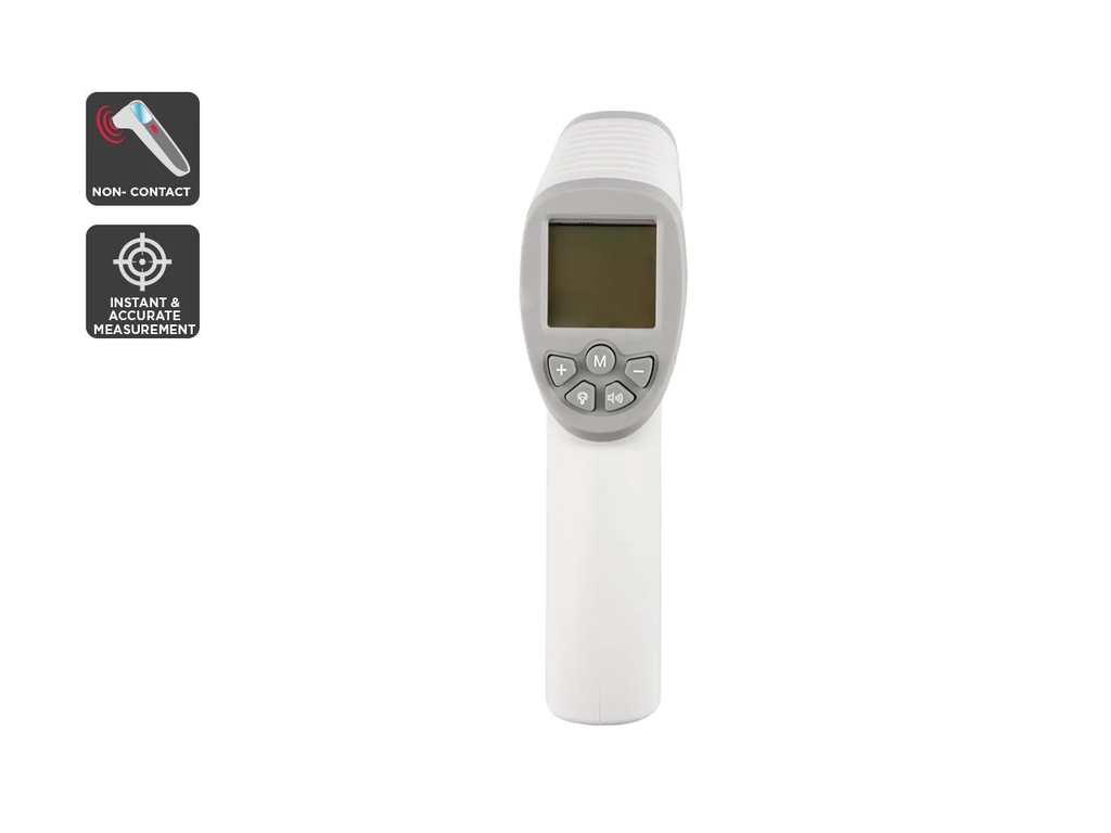 Thermometer Cloc Infrarojo SK T008 White Gray