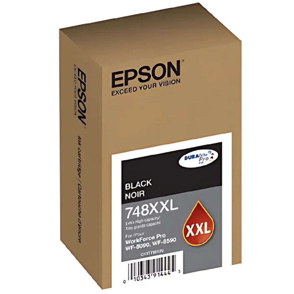 Tinta EPSON 748XXL120 Black WF-6090 WF6590 10.000 Paginas