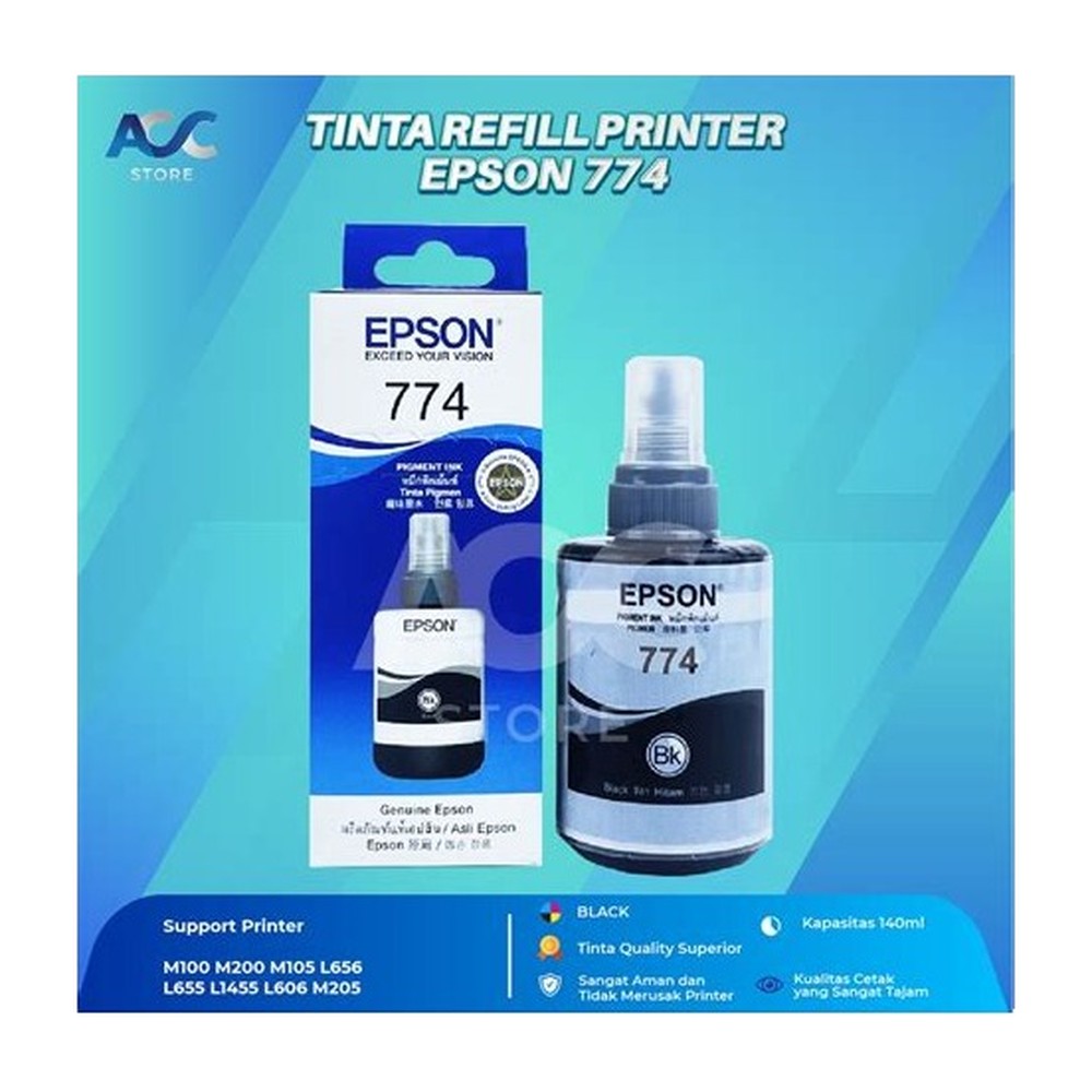 Tinta EPSON 774 M105 M205 Black