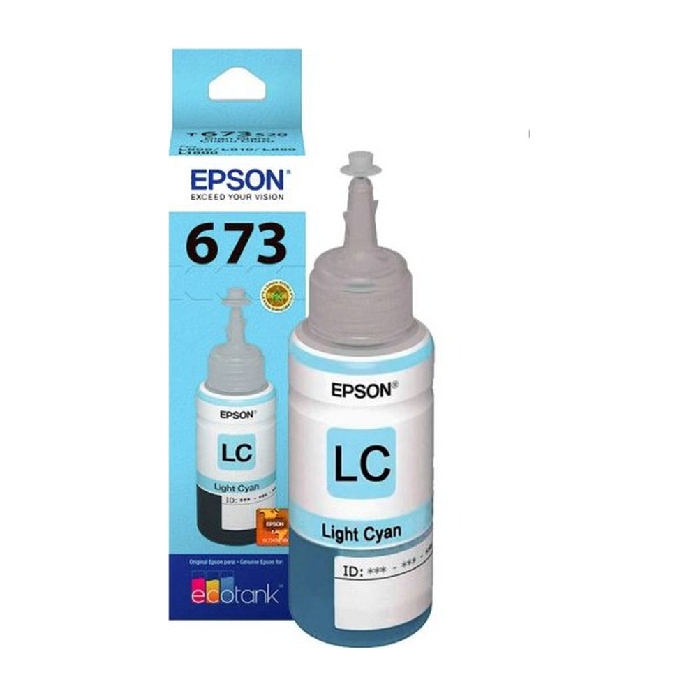 Tinta EPSON L800 Cyan Claro T673220