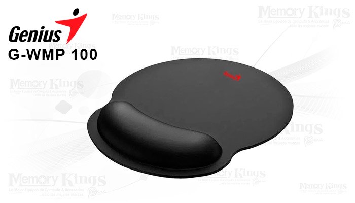 Pad Mouse GENIUS G-WMP 100 Diseño Ergonomico  Base de Goma Antideslizante