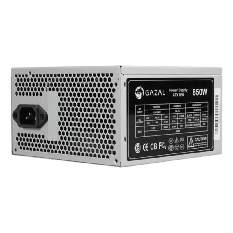 Fuente de Poder Slim GAZAL ATX 850W 110V