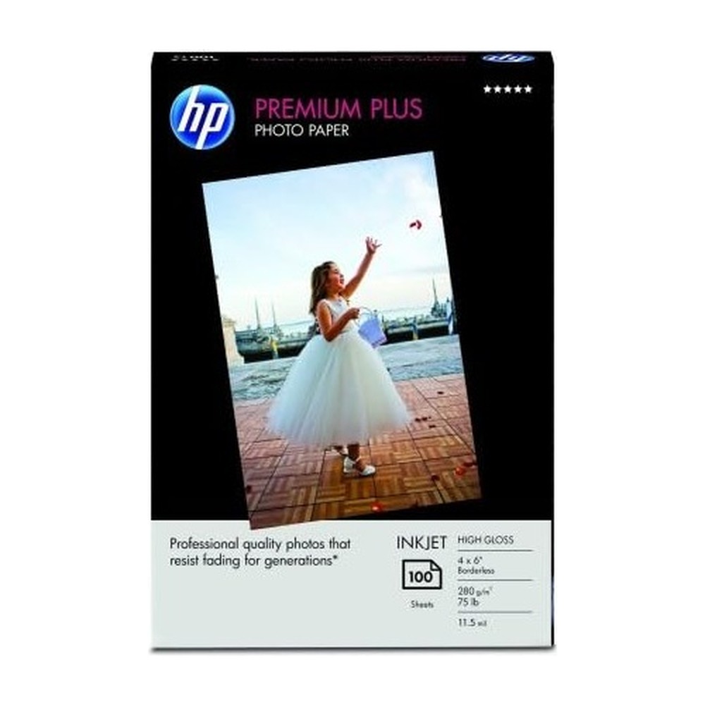 Glossy HP Premium Plus Photo 4X6 20 hojas