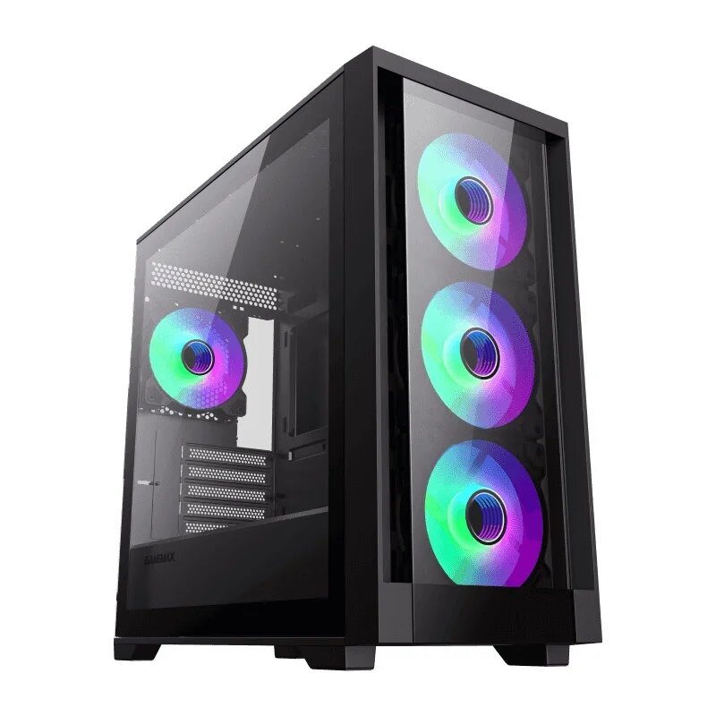 Case GAMEMAX Defender TG (sin fuente) Black