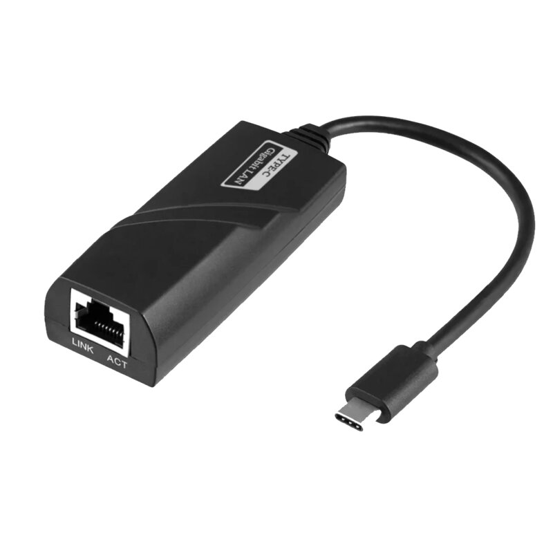 Adaptador Argom Type C to RJ45 15cm.