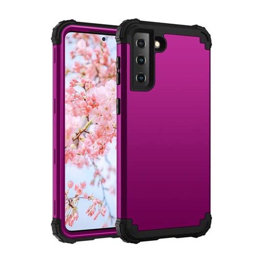 CASE PROTECTOR SAMSUNG TRANSPARTENTE FOR GALAXY S21 PLUS NEGRO