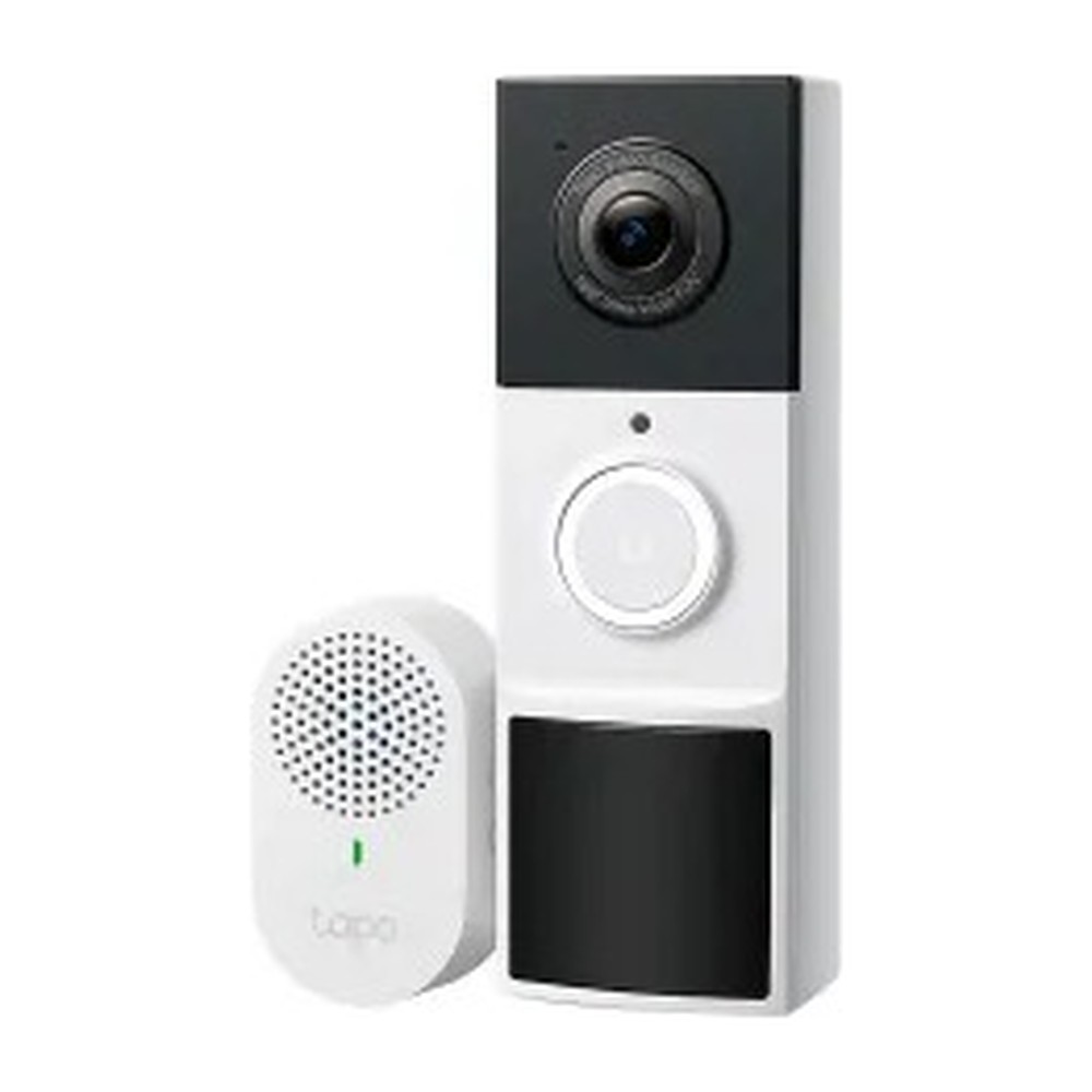 Timbre de Video TP-Link Doorbell Camara 6Meses Bateria 2K 160Grados Wide View Dos vias audio IP65