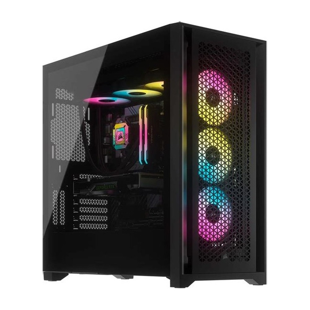 CASE CORSAIR ATX TRIPLE CAMARA AIR 5400 LX-R RGB iCUE LINK Tempered 2USB3.2 HD-Audio Mid-Tower White