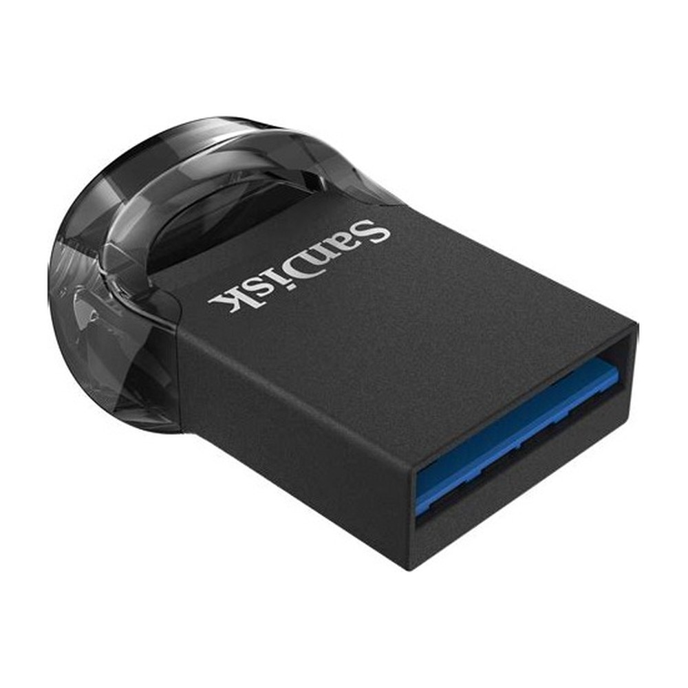 FLASH MEMORY SANDISK 64GB ULTRA FIT USB 3.2 HASTA 130MBS Black