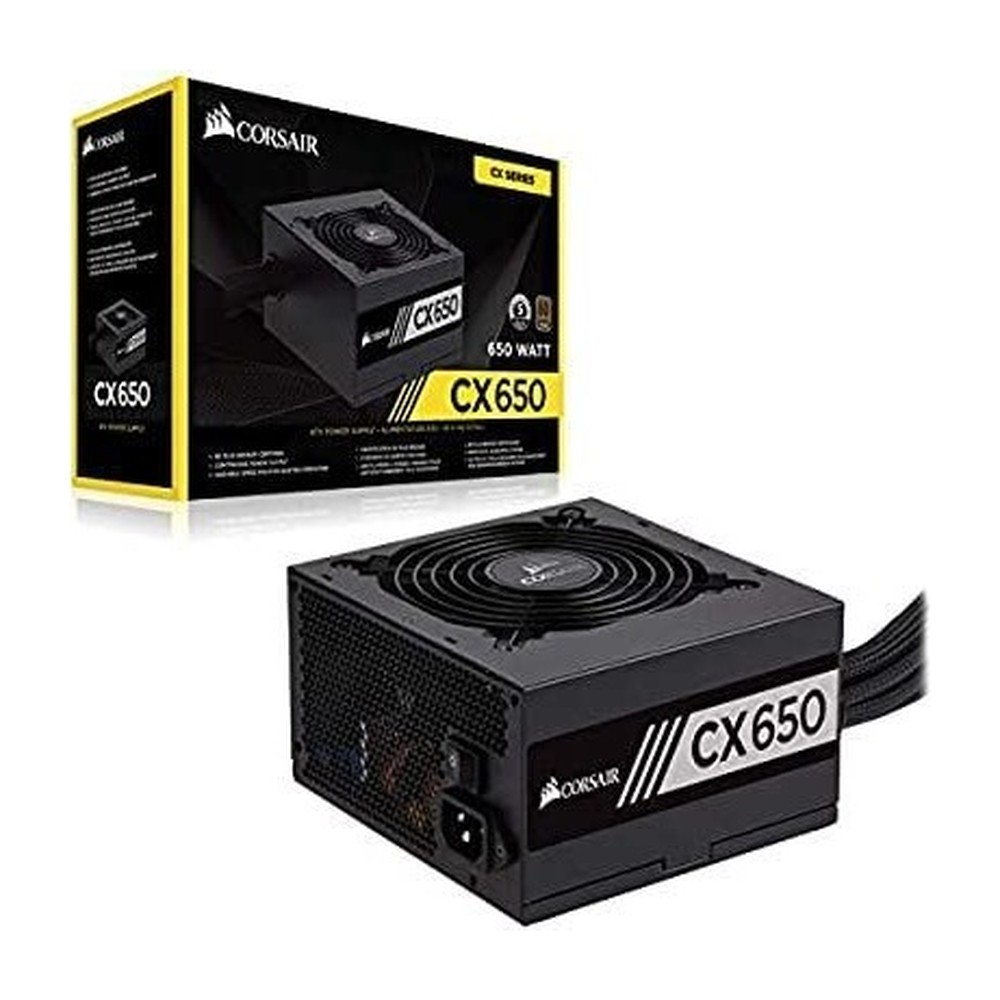 Fuente de Poder Corsair CX650 650W CX SERIES ATX 80 Plus Bronze Ven. 120MM