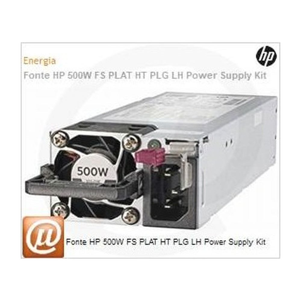 POWER SUPPLY HP 500W FS PLAT HT PLG PWR