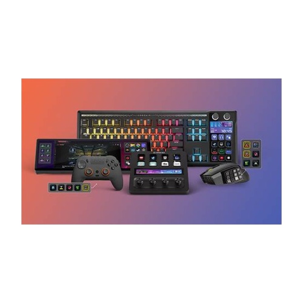 TECLADO CORSAIR MECANICO CON STREAM DECK INTEGRADO GALLEON 100 SD BLACK