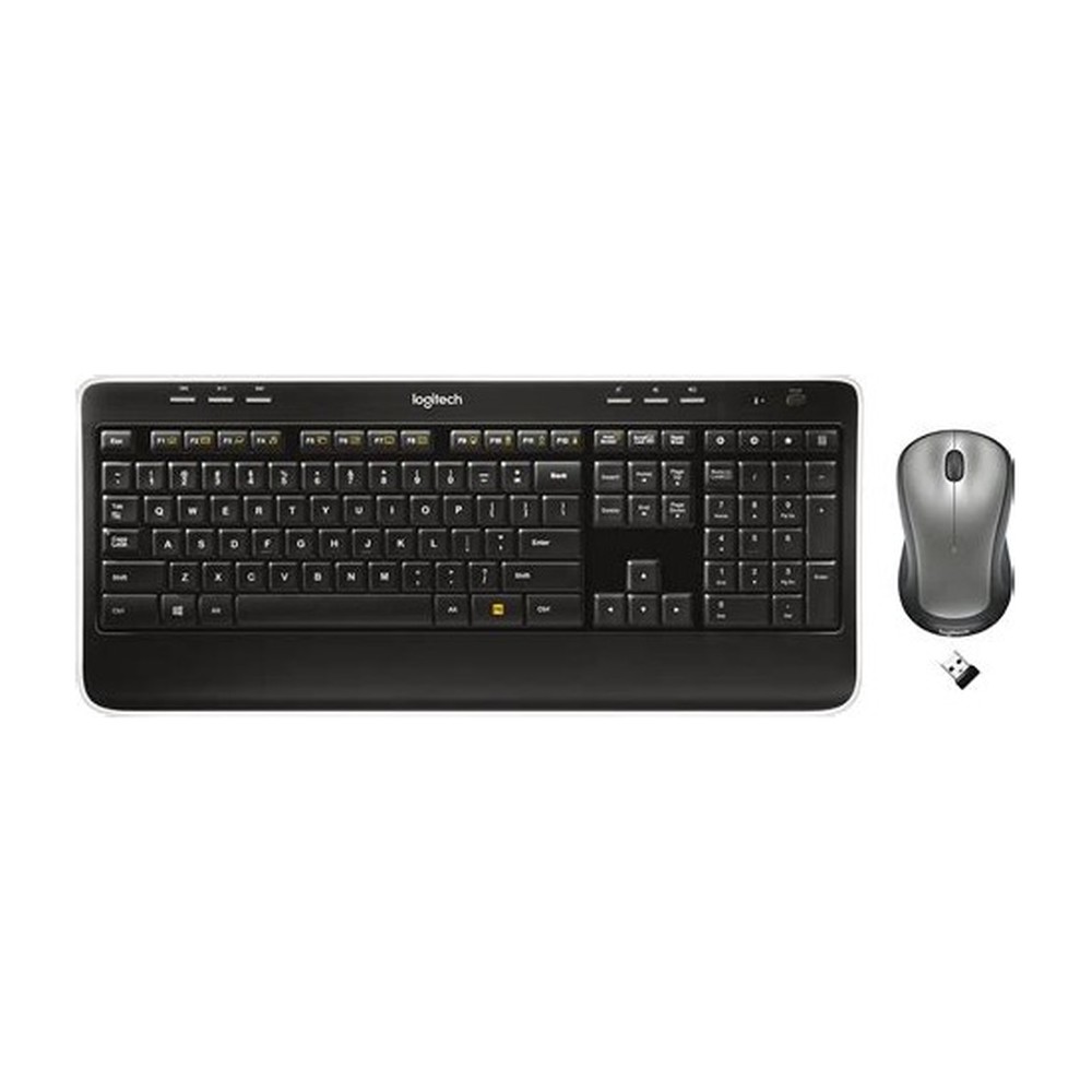TECLADO-MOUSE COMBO LOGITECH MK540 NEGRO ADVANCED WIRELESS USB UNIFYING PLUG AND PLAY