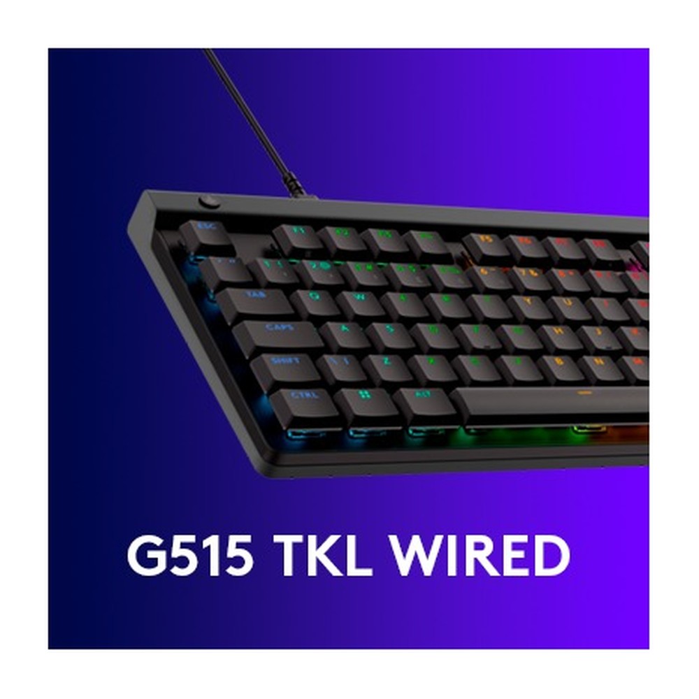 TECLADO LOGITECH Gaming G515 TKL Wired RGB Mechanical