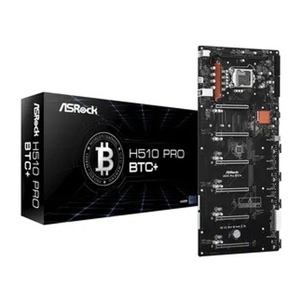 MBO ASROCK H510 PRO BTC PLUS 11VA. LGA1200 DDR4 HDMI 6PCI-EX3.0 M.2 2USB3.2