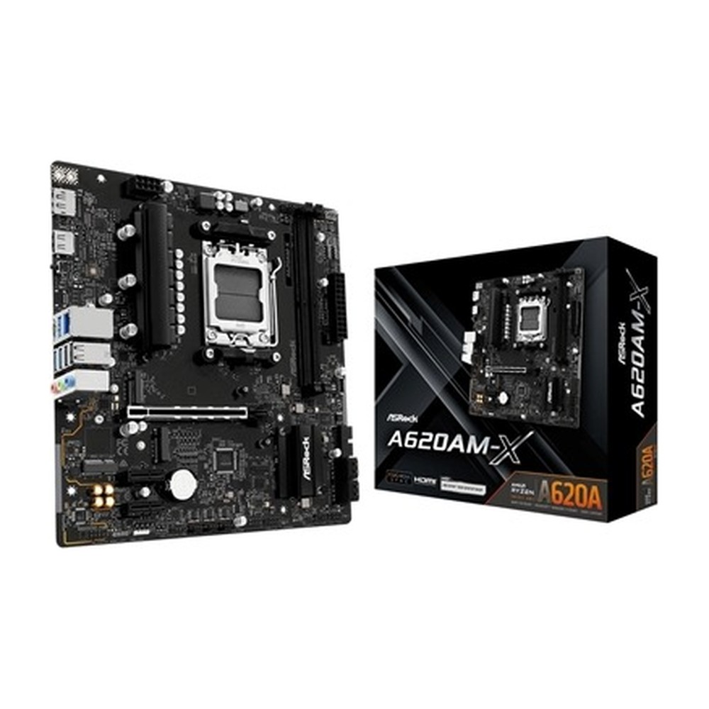 MBO ASROCK A620AM-HVS AMD Socket AM5 Ryzen 9000 2XDDR5 D-Sub HDMI 2M.2 3USB3.2 PCIe4.0 mATX