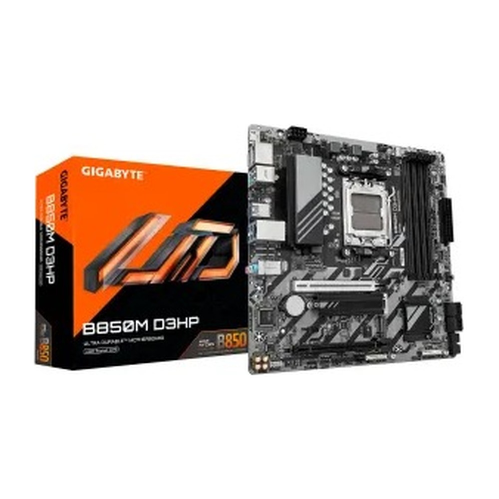 MBO GIGABYTE B850M D3HP AM5 Ryzen 9000 4DDR5-8200 2DP HDMI 2M.2 USB3.2 PCIe 5.0 micro-ATX
