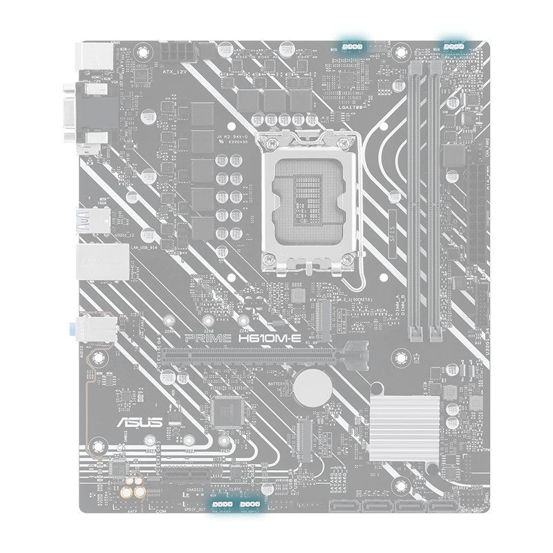 Mainboard ASUS PRIME H610M-E D4 12ava LGA1700 DDR4-5333 HDMI DP M.2