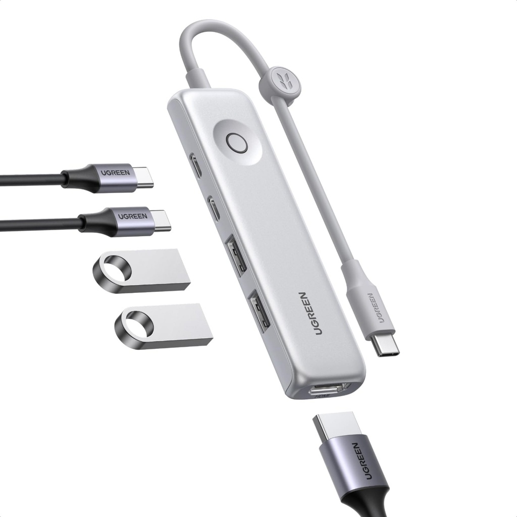 HUB Tengu T-304 USB-C to 4Puertos USB 3.0 5Gbps Silver