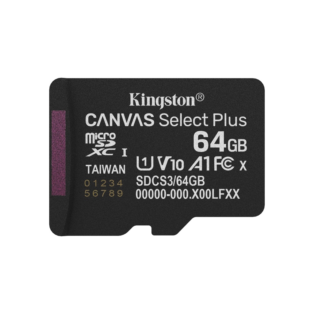 Micro-SD SDCS3 Kingston 256GB Canvas Select Plus Gen3 150MB-s with Adapter