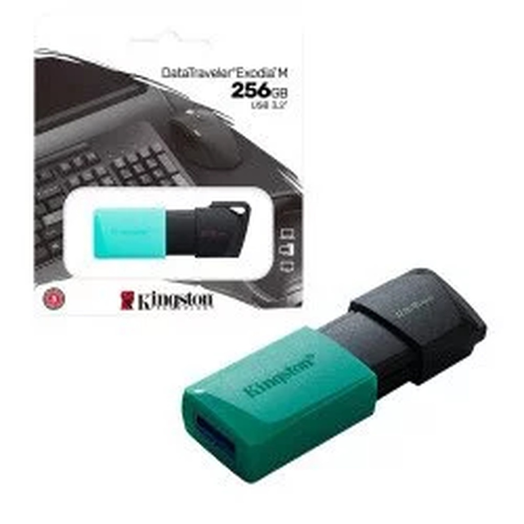 Memory Flash Kingston 128GB Data Traveler Exodia S USB 3.2 Black-Blue
