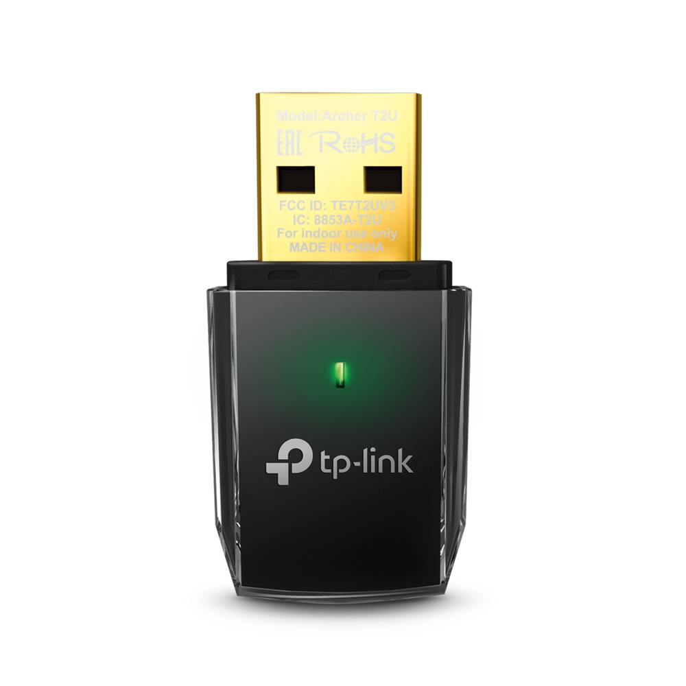 Adaptador TP-LINK USB Banda Dual AC600 Mini Wireless Archer T2U