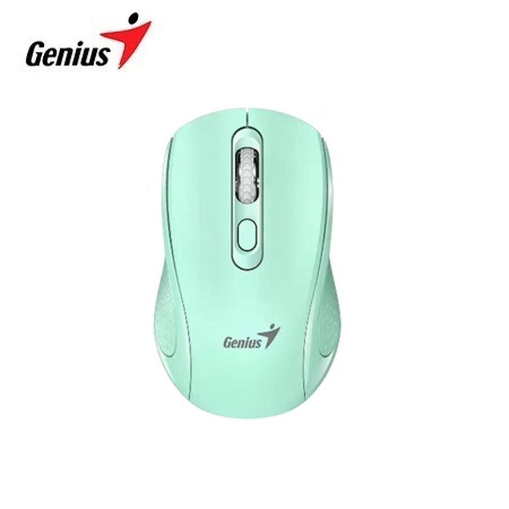 Mouse Genius NX-8025S Wireless  Ergo. Silent AI Copilot 4 Botones Aquamarine